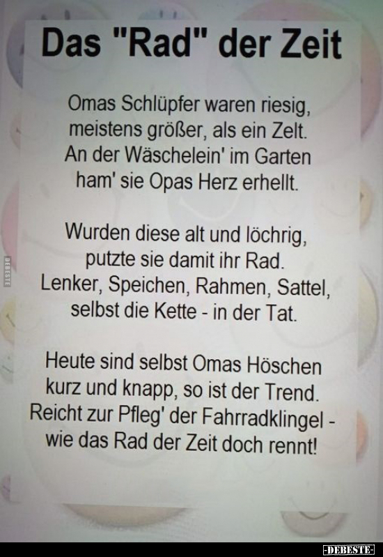 Das "Rad" der Zeit.. - Lustige Bilder | DEBESTE.de