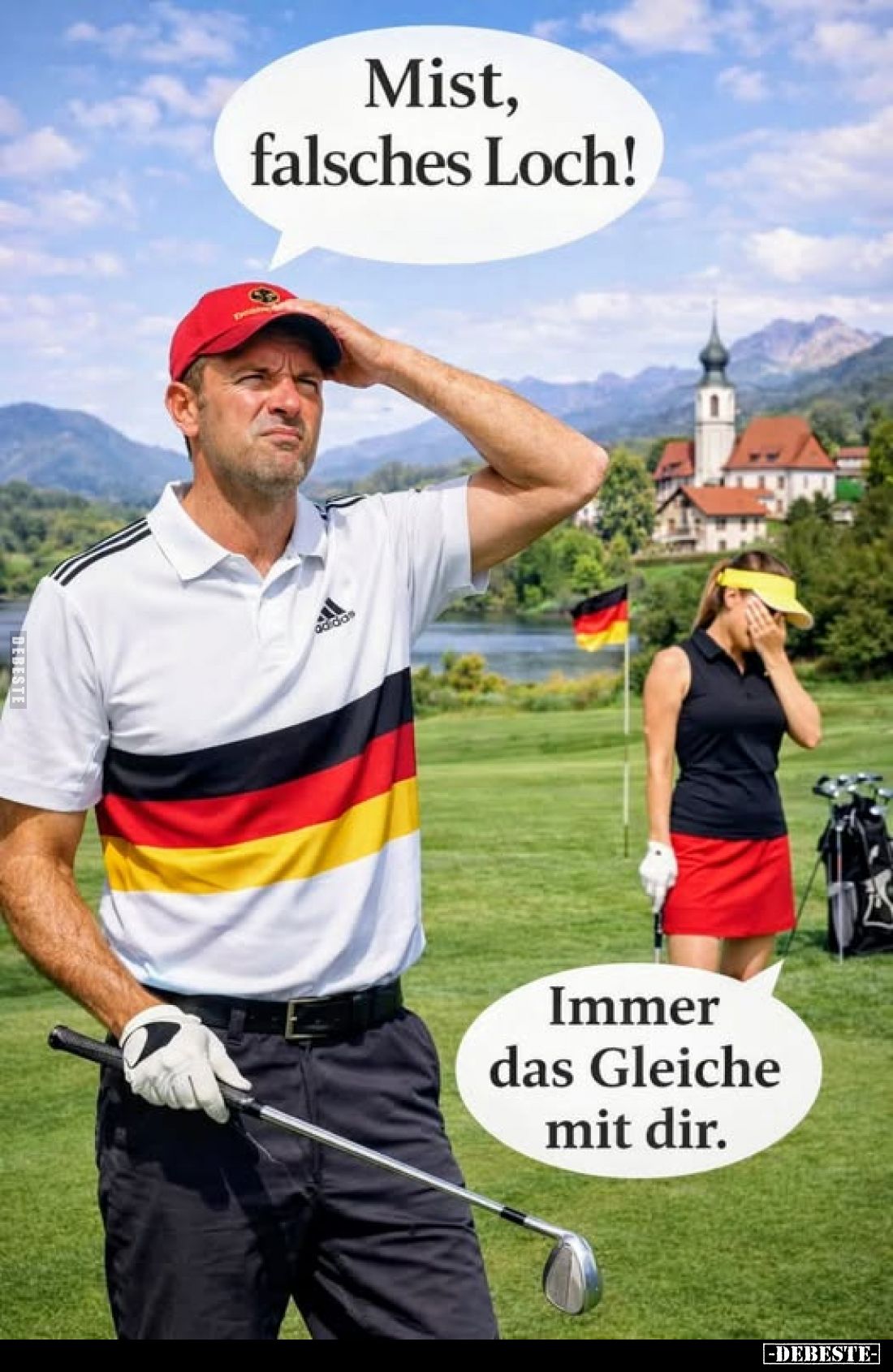 Mist, falsches Loch!
-
Immer das Gleiche mit dir.