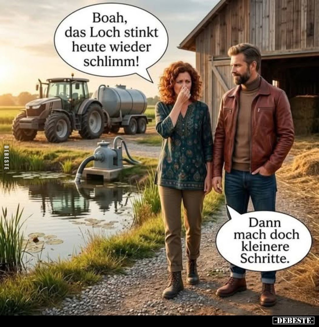 Boah, das Loch stinkt heute wieder schlimm!.. - Lustige Bilder | DEBESTE.de