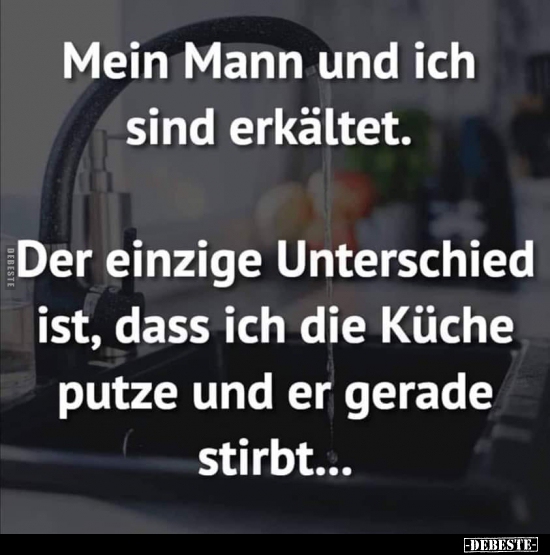 Mein Mann und ich sind erkältet.. - Lustige Bilder | DEBESTE.de