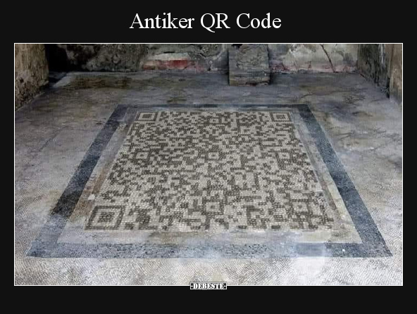 Antiker QR Code.. - Lustige Bilder | DEBESTE.de