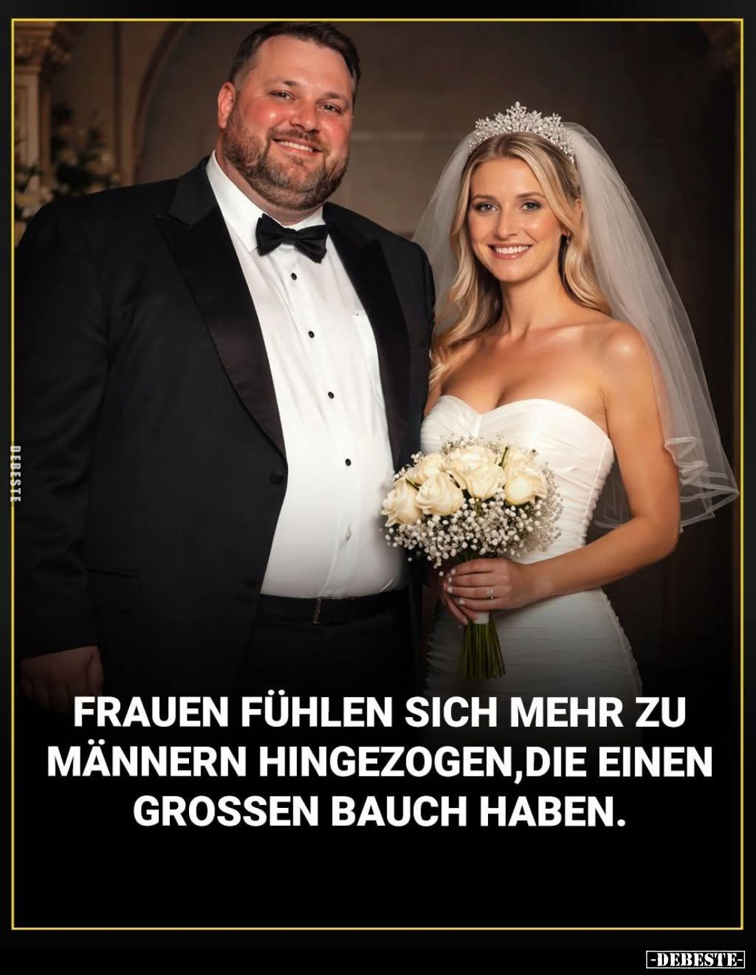 Frauen fühlen sich mehr zu Männern hingezogen, die einen großen Bauch haben.