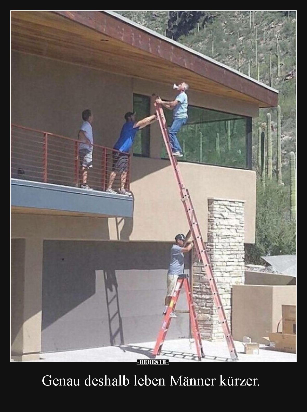 Genau deshalb leben Männer kürzer.