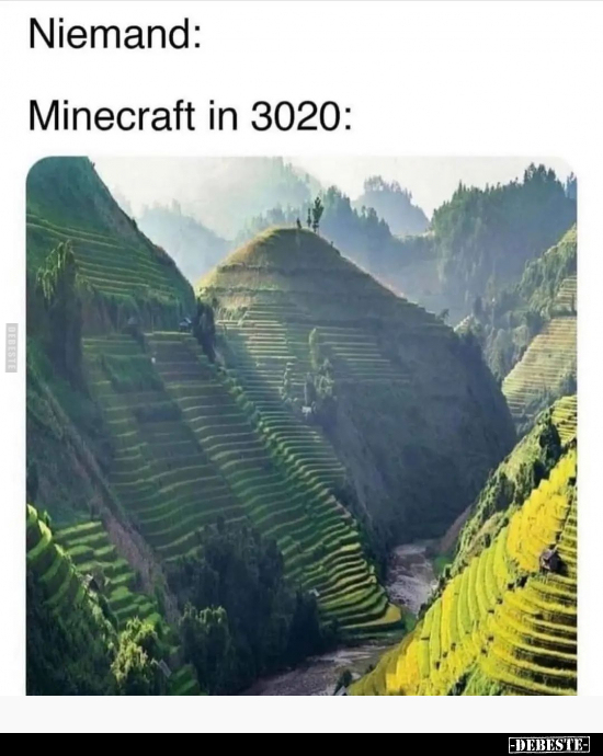 Niemand: Minecraft in 3020.. - Lustige Bilder | DEBESTE.de