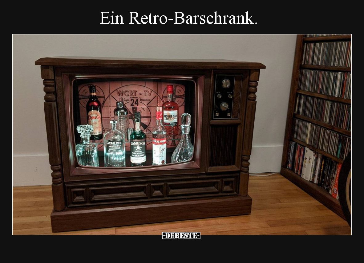 Ein Retro-Barschrank