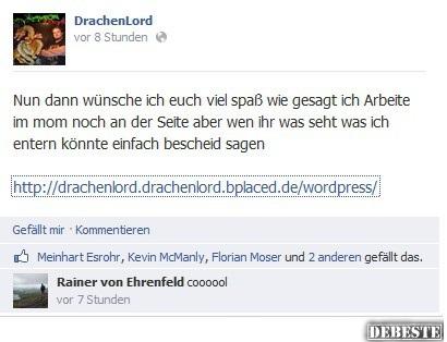 Drache will was entern... 