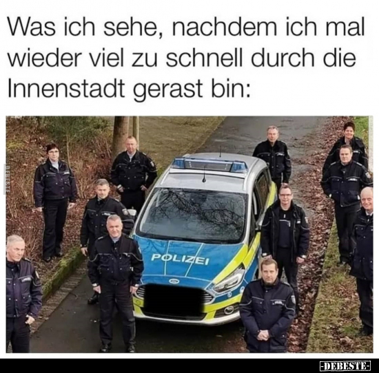 Was ich sehe, nachdem ich mal wieder viel zu schnell durch..