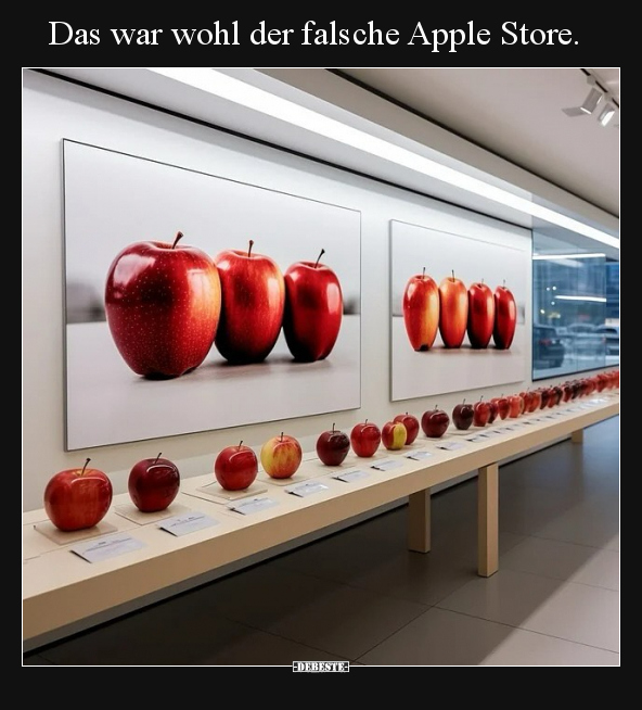 Das war wohl der falsche Apple Store... - Lustige Bilder | DEBESTE.de