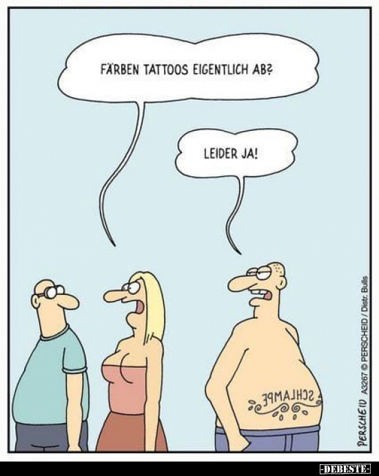 Färben Tattoos eigentlich ab?.. - Lustige Bilder | DEBESTE.de