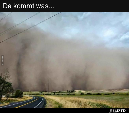Da kommt was...