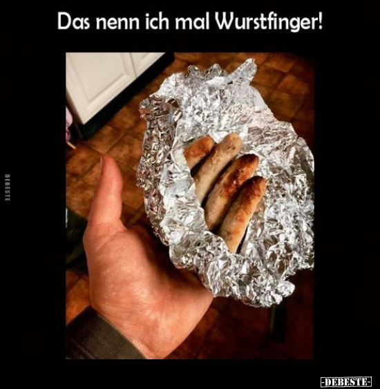 Das nenn ich mal Wurstfinger!.. - Lustige Bilder | DEBESTE.de