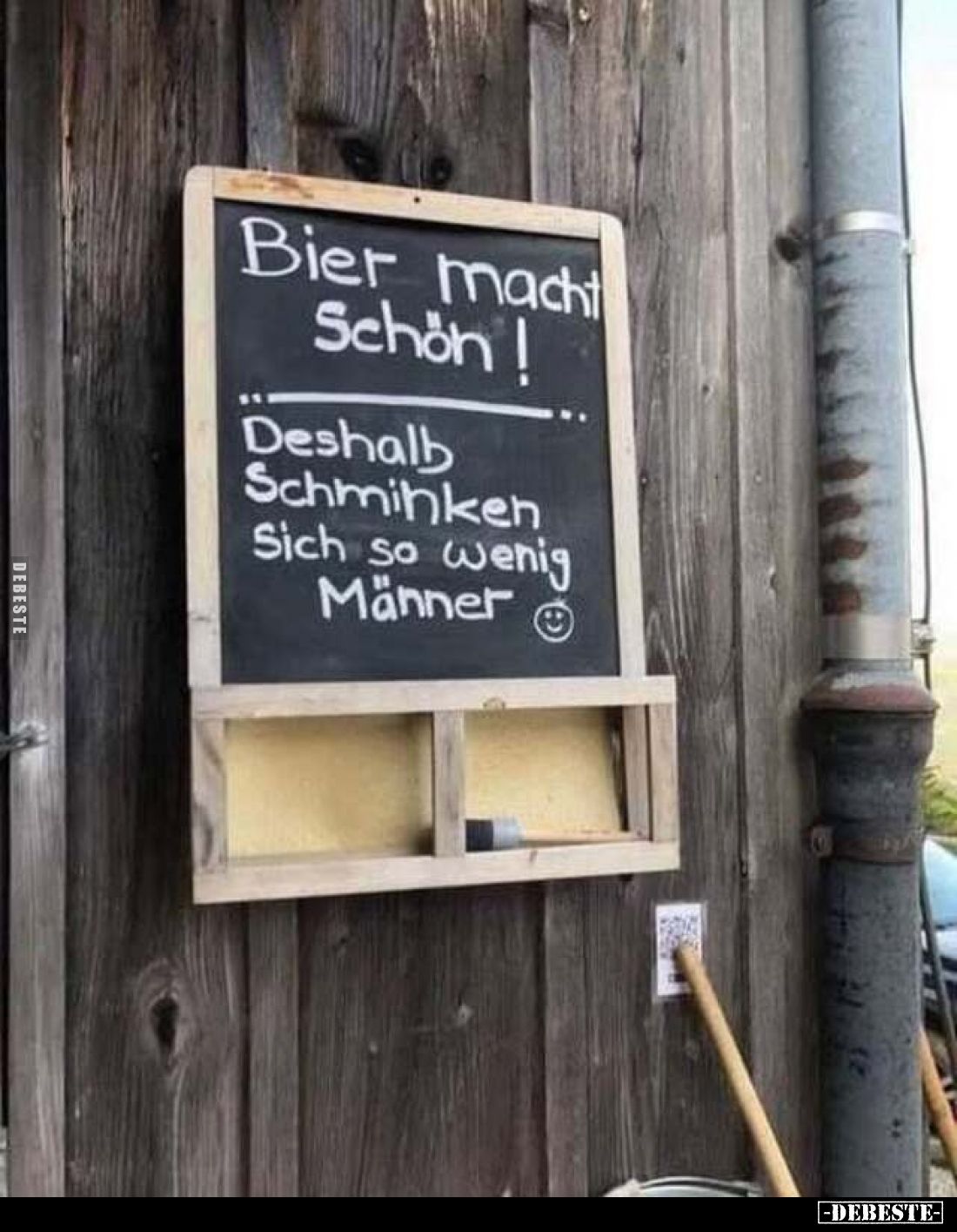 Bier macht Schön!
Deshalb Schminken Sich so wenig Männer