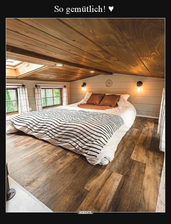 So gemütlich! ♥..
