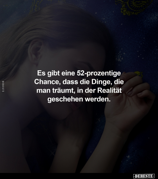 Es gibt eine 52-prozentige Chance.. - Lustige Bilder | DEBESTE.de