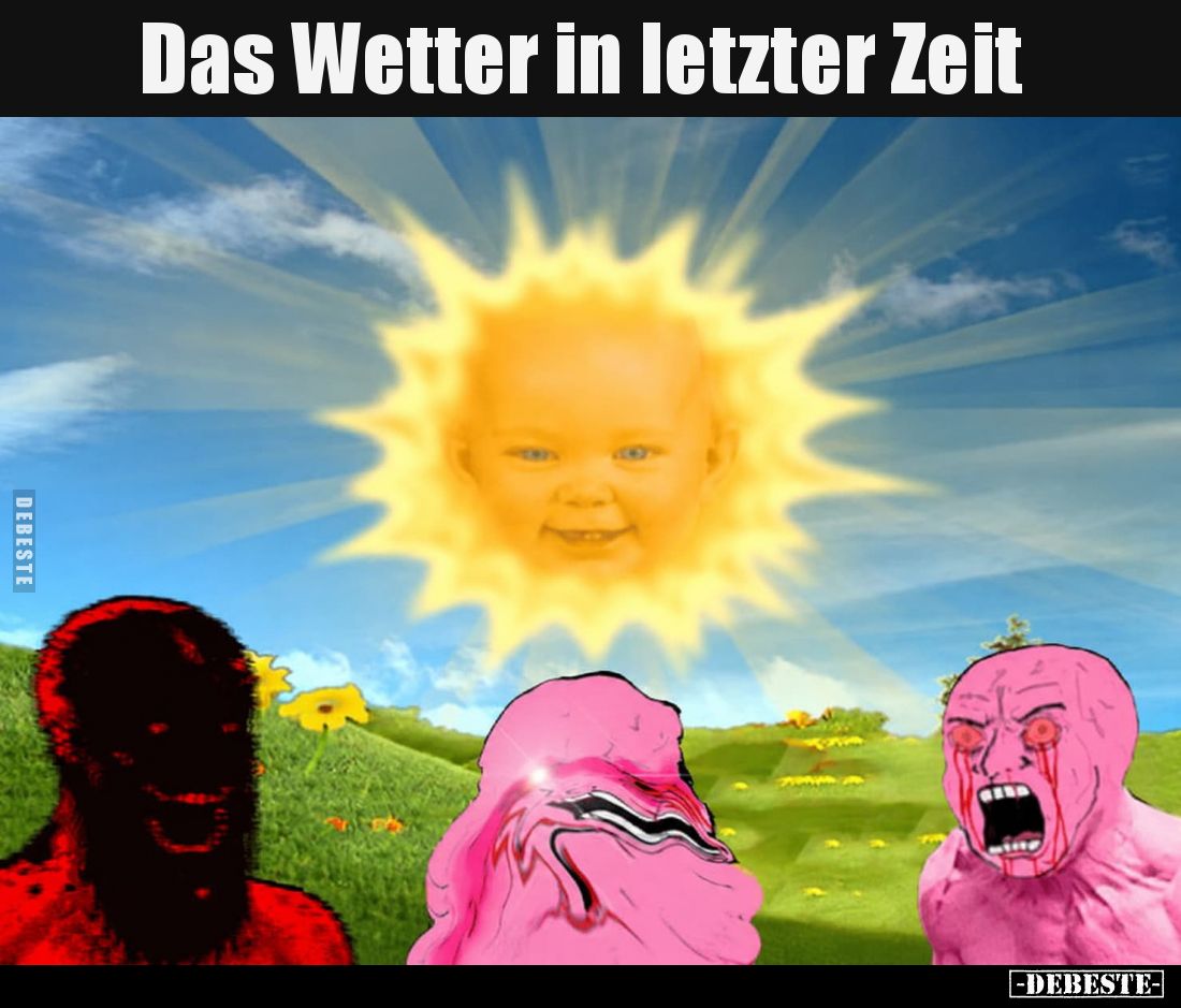Das Wetter in letzter Zeit