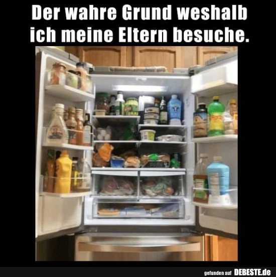 Der wahre Grund weshalb ich meine Eltern besuche.