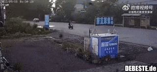 Schnell abgestiegen..