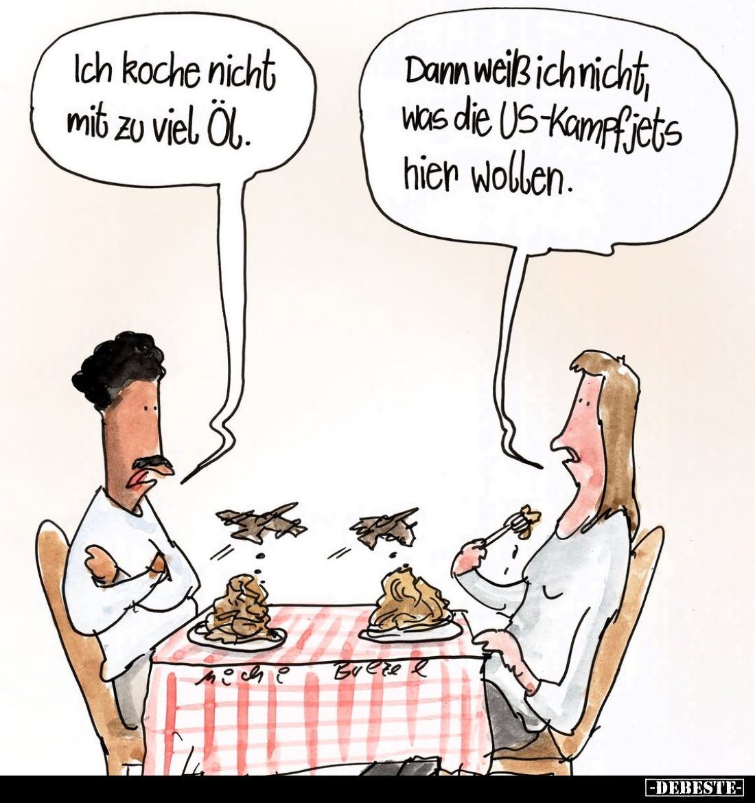 Ich koche nicht mit zu viel Öl.. - Lustige Bilder | DEBESTE.de