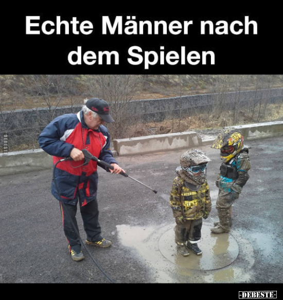Echte Männer nach dem Spielen.. - Lustige Bilder | DEBESTE.de