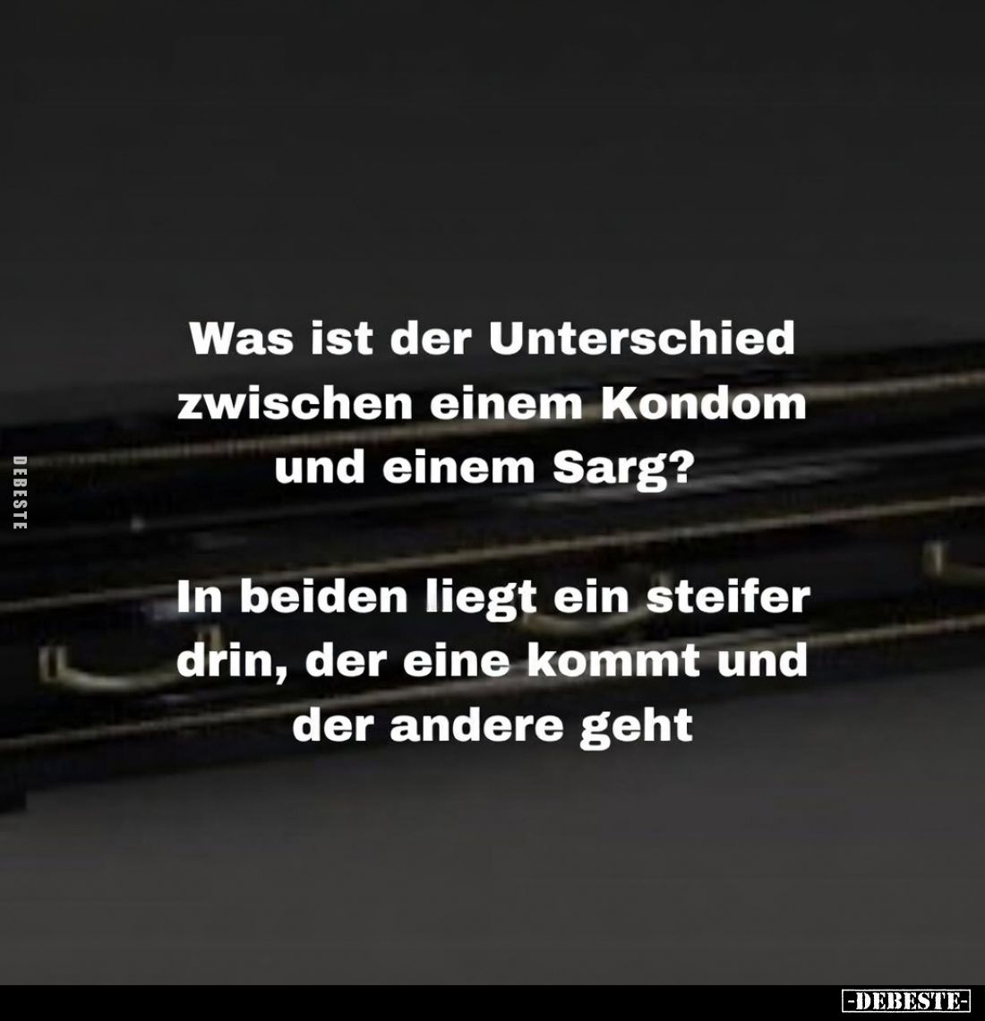 Was ist der Unterschied zwischen einem Ko*ndom und einem.. - Lustige Bilder | DEBESTE.de
