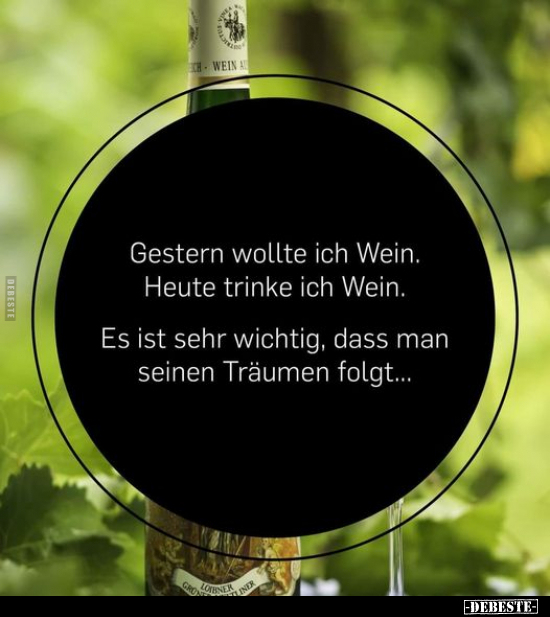 Gestern wollte ich Wein.. - Lustige Bilder | DEBESTE.de