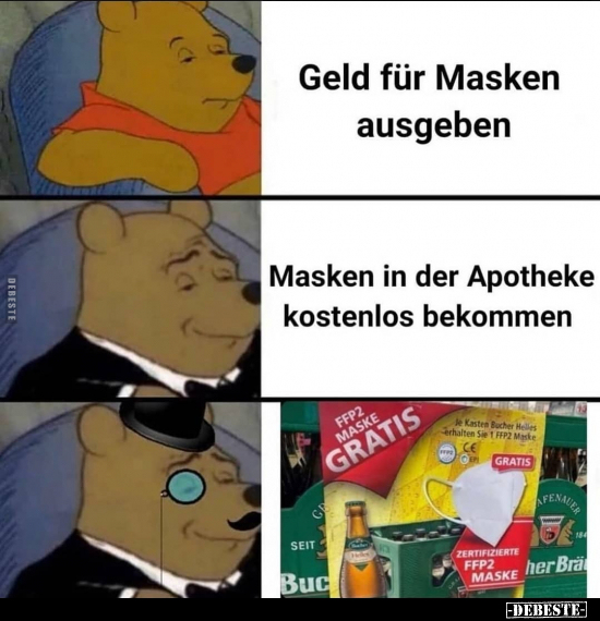 Geld für Masken ausgeben.. - Lustige Bilder | DEBESTE.de