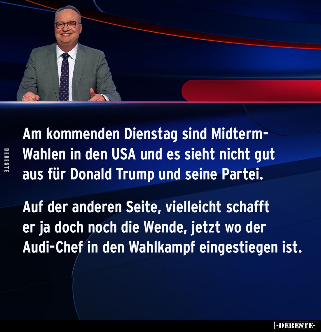 Am kommenden Dienstag sind Midterm-Wahlen in den USA und es sieht nicht gut aus für Donald Trump und seine Partei.
Auf der a...
