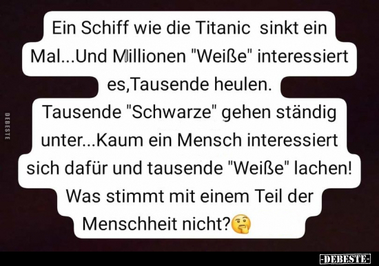 Ein Schiff wie die Titanic sinkt ein Mal... - Lustige Bilder | DEBESTE.de