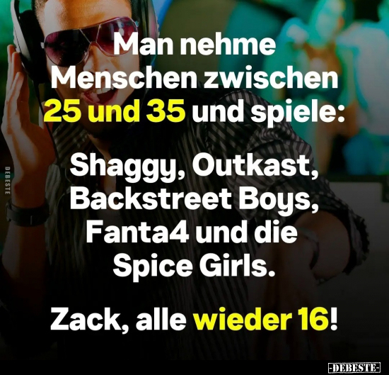 Man nehme Menschen zwischen 25 und 35 und spiele.. - Lustige Bilder | DEBESTE.de