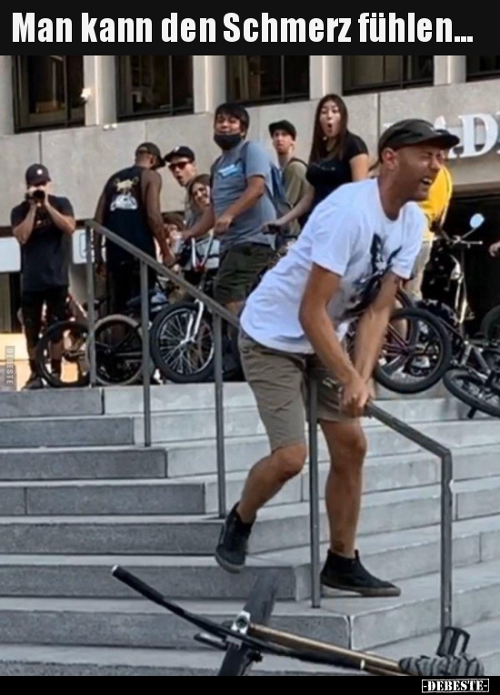 Man kann den Schmerz fühlen...