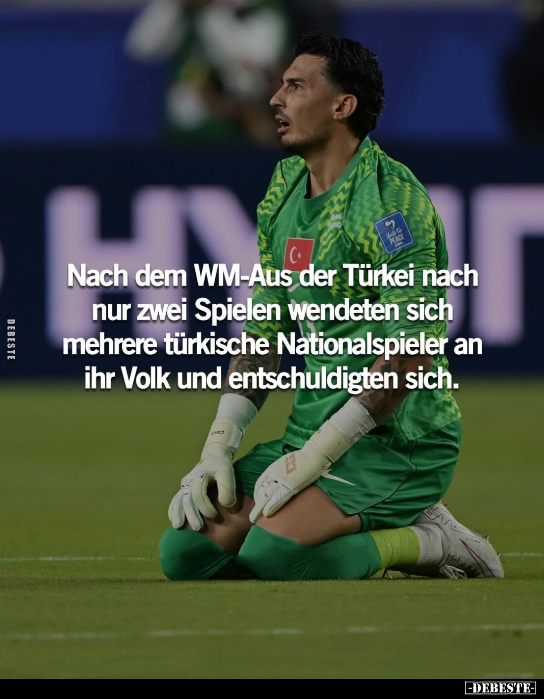 Nach dem WM-Aus der Türkei nach nur zwei Spielen wendeten sich mehrere türkische Nationalspieler an ihr Volk und entschuldigt...