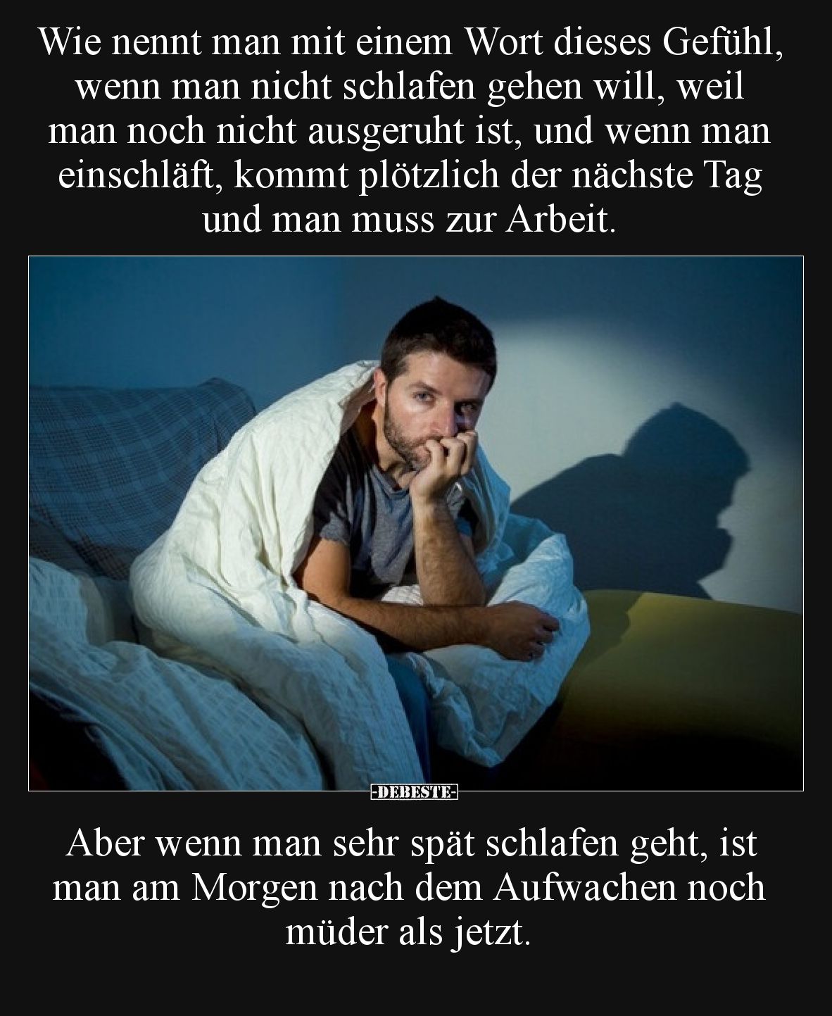 Wie nennt man mit einem Wort dieses Gefühl, wenn man nicht.. - Lustige Bilder | DEBESTE.de