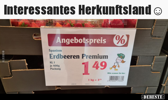 Interessantes Herkunftsland☺..