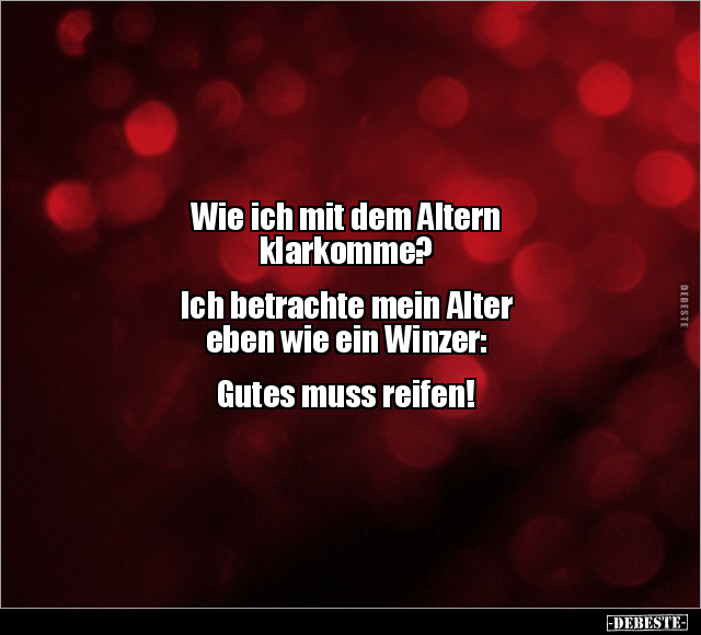 Alter, Reifen