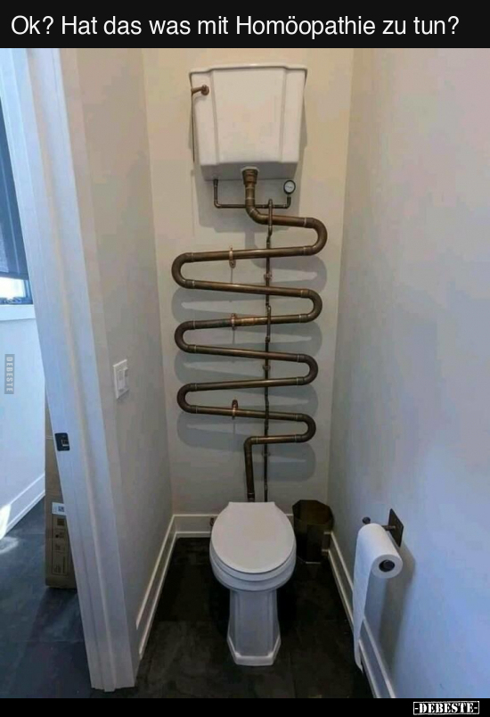Ok? Hat das was mit Homöopathie zu tun?..