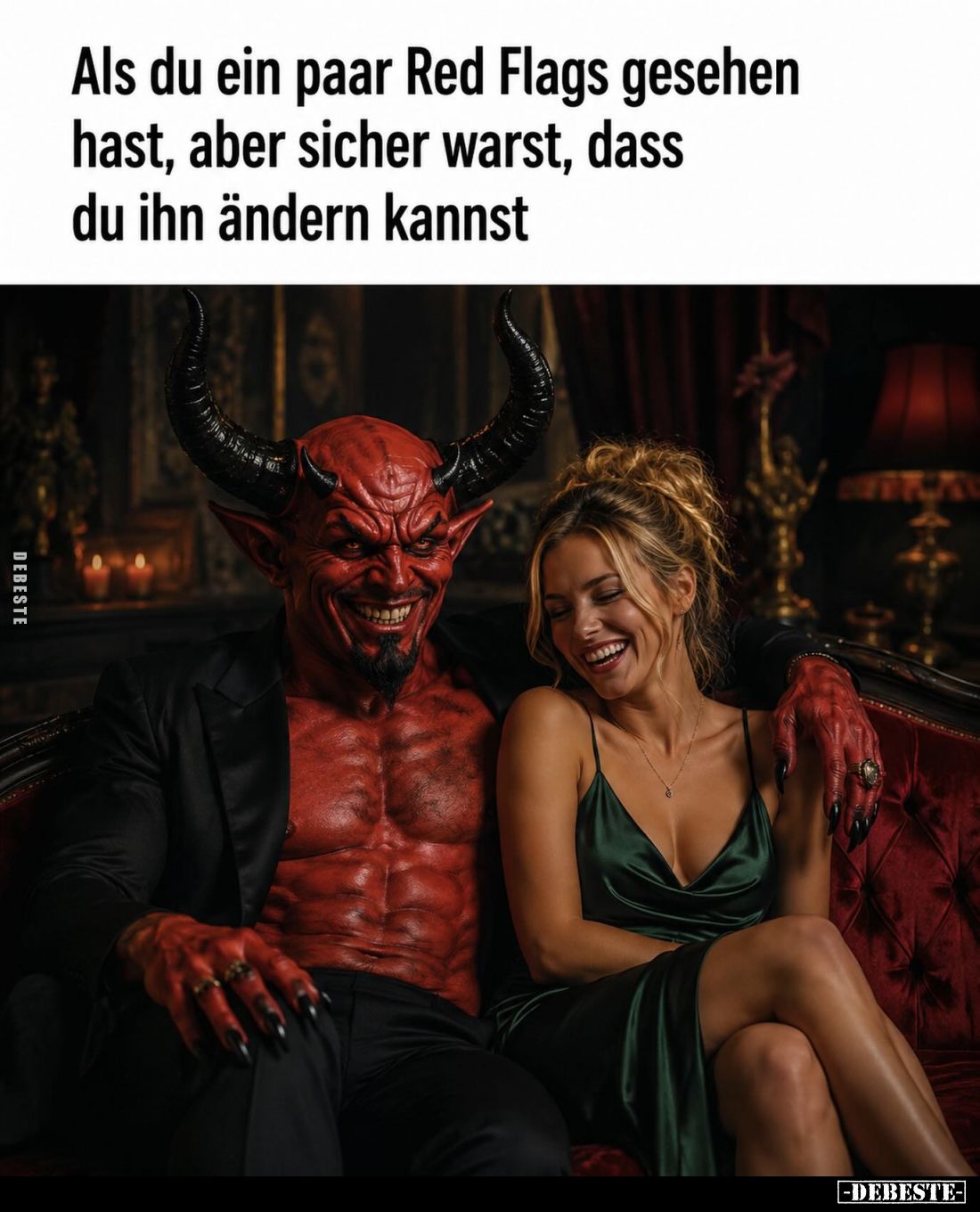 Als du ein paar Red Flags gesehen hast, aber sicher warst, dass du ihn ändern kannst