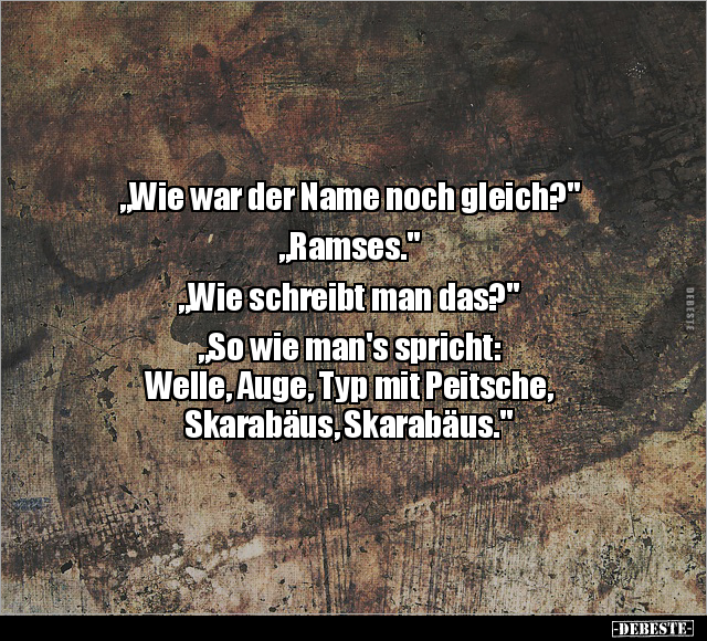 ,,Wie war der Name noch gleich?".. - Lustige Bilder | DEBESTE.de