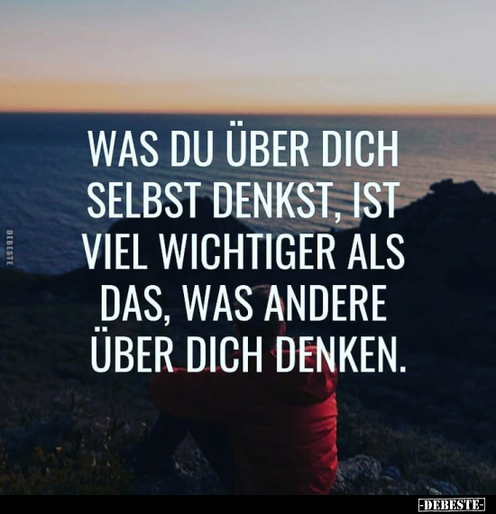 Was du über dich selbst denkst.. - Lustige Bilder | DEBESTE.de