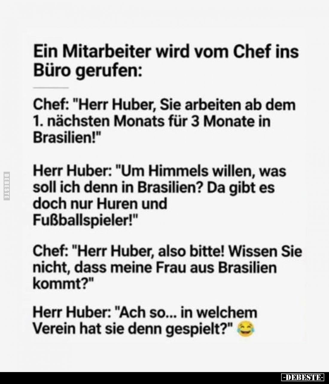 Ein Mitarbeiter wird vom Chef ins Büro gerufen.. - Lustige Bilder | DEBESTE.de