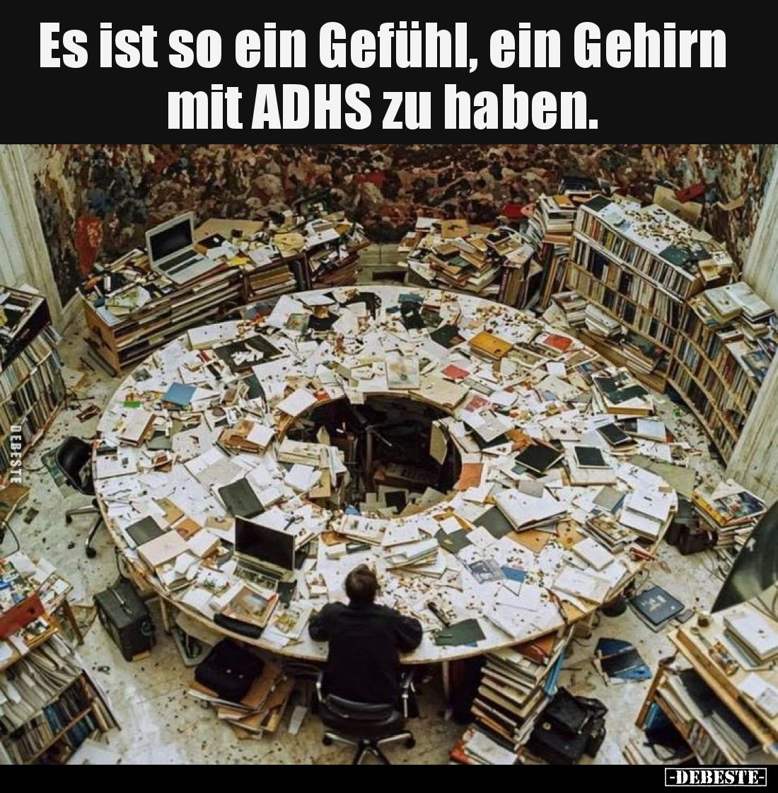 Es ist so ein Gefühl, ein Gehirn mit ADHS zu haben.