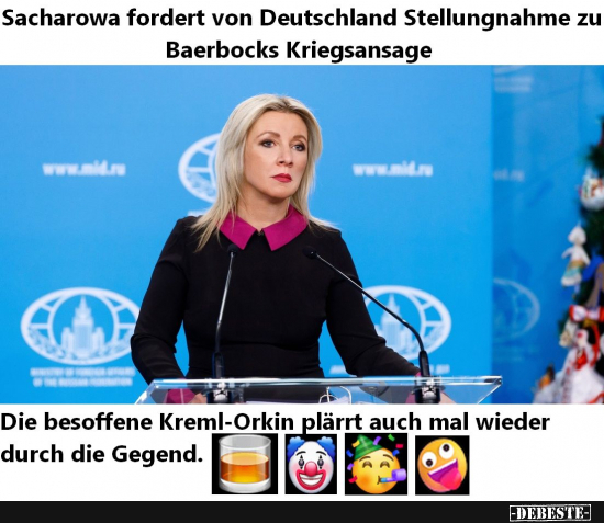 Putins Wodka-Tante plärrt wieder - Lustige Bilder | DEBESTE.de