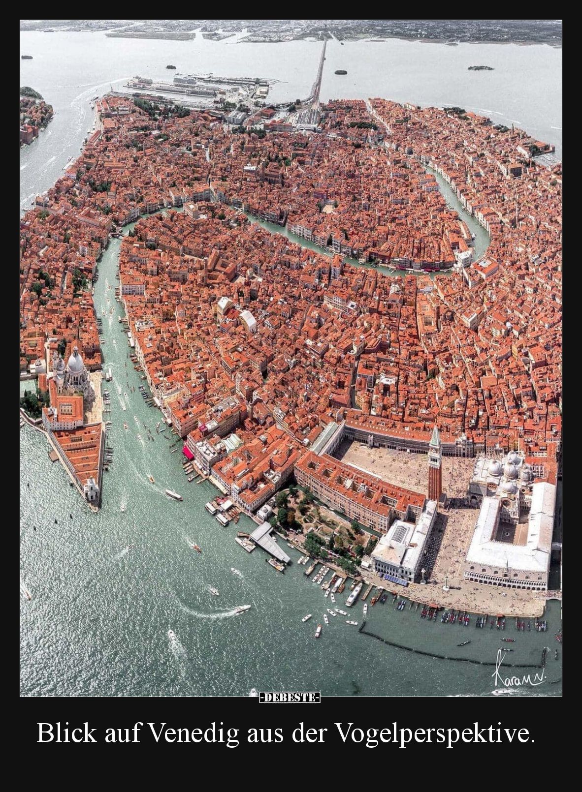 Blick auf Venedig aus der Vogelperspektive... - Lustige Bilder | DEBESTE.de