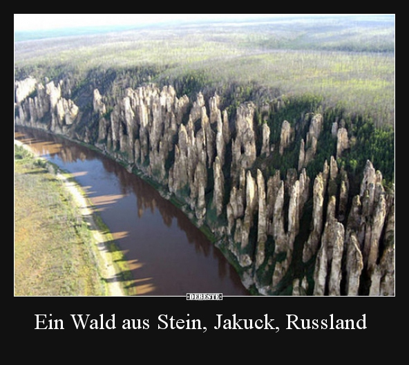 Ein Wald aus Stein, Jakuck, Russland.. - Lustige Bilder | DEBESTE.de