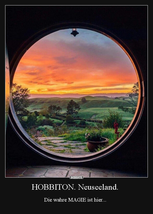 HOBBITON. Neuseeland. Die wahre MAGIE ist hier... - Lustige Bilder | DEBESTE.de