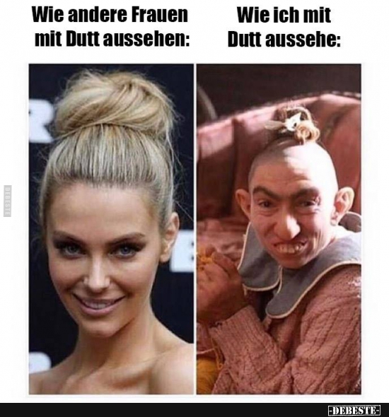 Wie andere Frauen mit Dutt aussehen.. - Lustige Bilder | DEBESTE.de