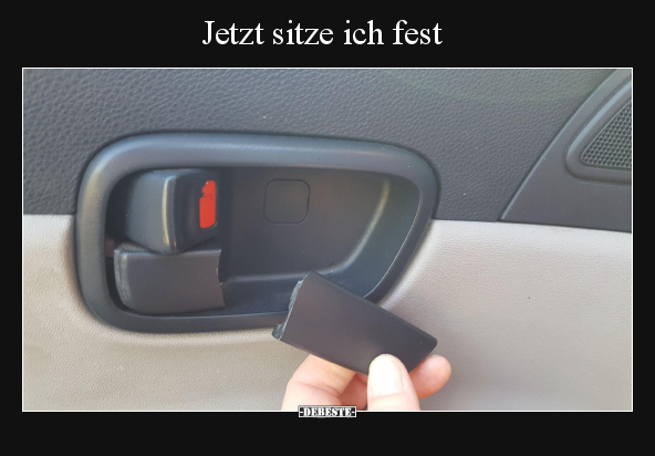 Jetzt sitze ich fest - Lustige Bilder | DEBESTE.de