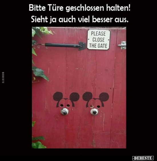 Bitte Türe geschlossen halten! Sieht ja auch viel besser.. - Lustige Bilder | DEBESTE.de