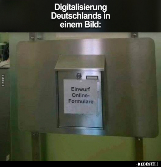 Digitalisierung Deutschlands in einem Bild.. - Lustige Bilder | DEBESTE.de