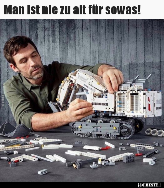 Man ist nie zu alt für sowas!