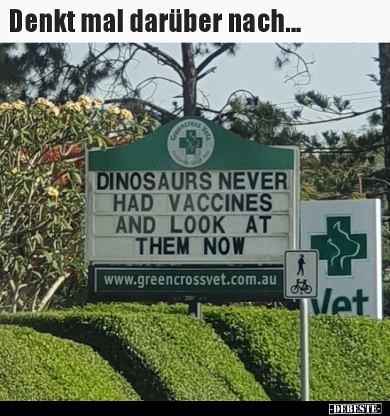 Denkt mal darüber nach...